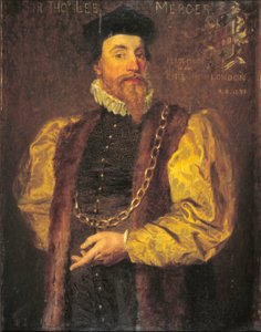 Sir Thomas Leigh, 1558 autorstwa English School