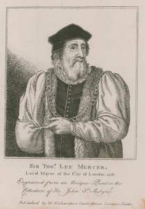 Sir Thomas Leigh, Mercer, burmistrz Londynu 1558 autorstwa English School