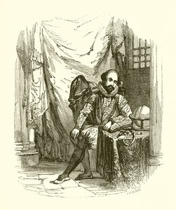 Sir Walter Raleigh w Wieży autorstwa English School