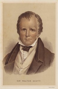 Sir Walter Scott (kolor lito) autorstwa English School