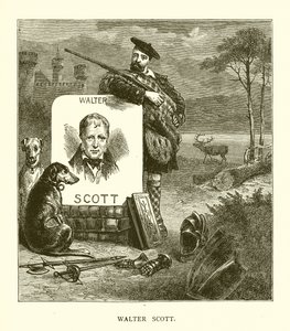 Sir Walter Scott autorstwa English School