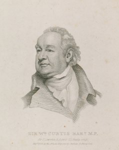 Sir William Curtis, burmistrz Londynu autorstwa English School