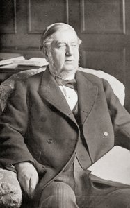 Sir William Harcourt, z książki „Gladstone: The Man and the Statesman”, autorstwa Davida Williamsona, opublikowanej w 1898 roku autorstwa English School