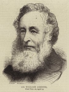 Sir William Jardine (grawerunek) autorstwa English School