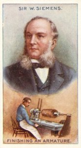 Sir William Siemens, wykańczający armaturę autorstwa English School