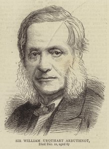 Sir William Urquhart Arbuthnot (grafika) autorstwa English School