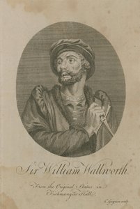 Sir William Wallworth, burmistrz Londynu, 1370 r autorstwa English School