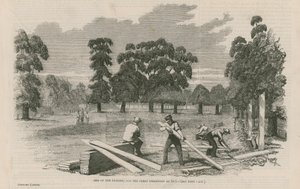 Miejsce budowy Wielkiej Wystawy z 1851 r. autorstwa English School