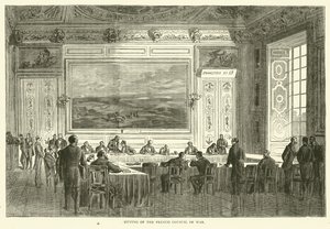 Posiedzenie Francuskiej Rady Wojennej, styczeń 1871 r. autorstwa English School