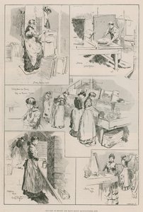 Sketches at Bryant and Mays Match Manufactories, Bow autorstwa English School
