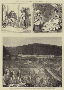 Szkice w Górach Harz (grafika) autorstwa English School