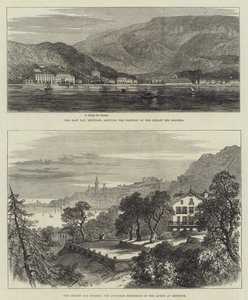Szkice Mentonu (grawerowanie) autorstwa English School