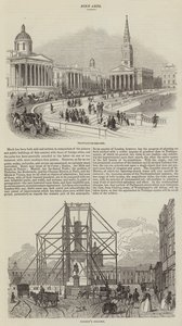 Szkice Trafalgar Square (rycina) autorstwa English School
