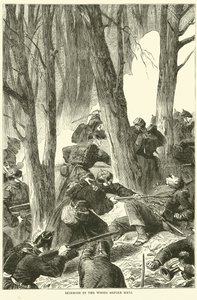Potyczka w lesie przed Metz, wrzesień 1870 autorstwa English School