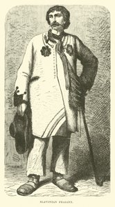 Chłop slawoński (rycina) autorstwa English School