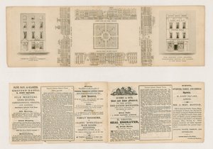 Soho Square, Talliss London Street Views, ok. 1838 r. autorstwa English School
