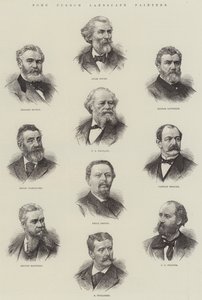Niektórzy francuscy malarze krajobrazu (grafika) autorstwa English School