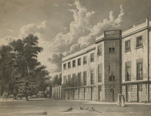 Południowy front Carlton House autorstwa English School