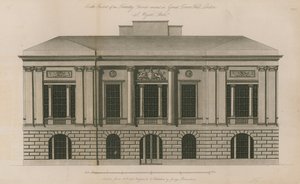 Południowy front Trinity House autorstwa English School