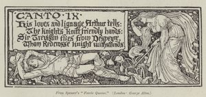 „Faerie Queene” Spensera (grafika) autorstwa English School