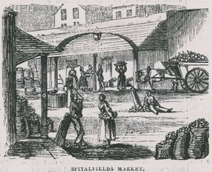 Targ Spitalfields, Londyn autorstwa English School