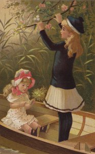 Wiosenne kwiaty (chromolitho) autorstwa English School