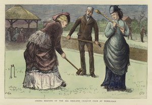 Wiosenne Spotkanie All England Croquet Club na Wimbledonie autorstwa English School