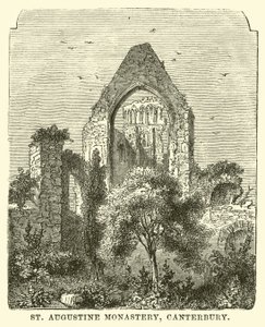 Klasztor św. Augustyna, Canterbury autorstwa English School