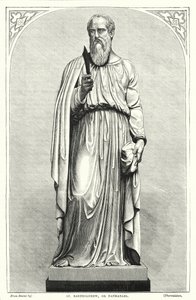 Św. Bartłomiej lub Natanael (rycina) autorstwa English School