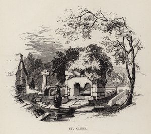 Św Cleer (rycina) autorstwa English School