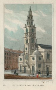 St Clement Danes na Strand autorstwa English School