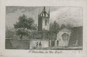 St Dunstans na Wschodzie autorstwa English School