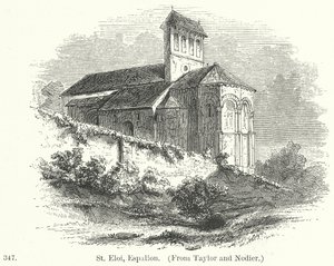 Święty Eloi, Espalion (rycina) autorstwa English School