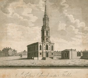 St Giles na polach, Londyn autorstwa English School