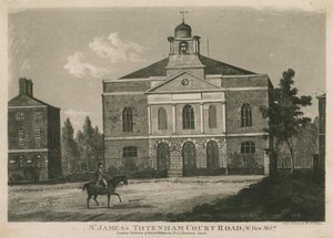 Kaplica św. Jakuba, Tottenham Court Road, Londyn autorstwa English School