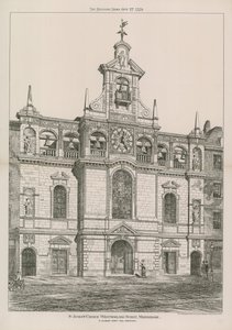 Kościół św. Jakuba przy ulicy Westmoreland autorstwa English School