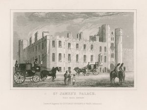 Pałac św. Jakuba w Pall Mall autorstwa English School