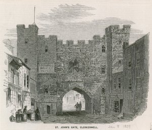 Brama św. Jana, Clerkenwell autorstwa English School