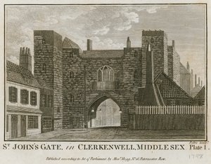 Brama św. Jana, Clerkenwell autorstwa English School
