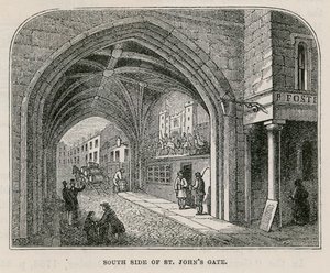 Brama św. Jana, Clerkenwell autorstwa English School