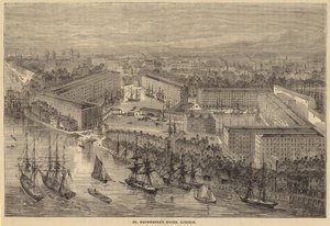 St Katherines Docks, Londyn autorstwa English School