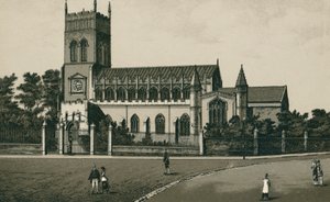 Kościół św. Małgorzaty, Ipswich (litografia) autorstwa English School