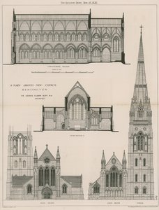 Nowy kościół St Mary Abbots, Kensington autorstwa English School