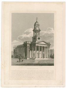 Kościół St Marylebone autorstwa English School