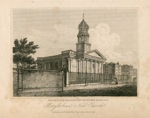 Kościół St Marylebone, Londyn autorstwa English School
