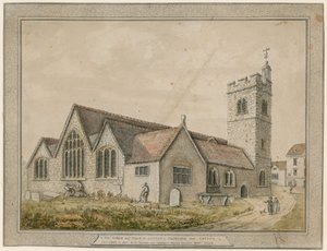 St Marys (stary kościół), Islington autorstwa English School