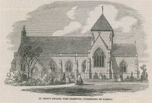 Kościół St Marys, West Brompton, Londyn autorstwa English School