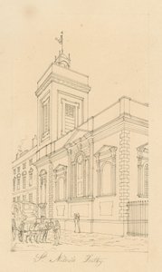 St Mildreds Drób autorstwa English School