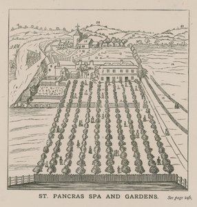 Spa i ogrody St Pancras autorstwa English School