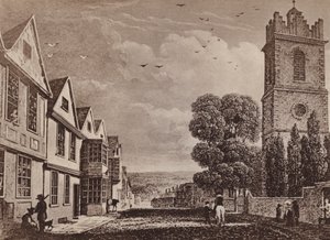 Kościół św. Piotra i North Hill Colchester (lito) autorstwa English School